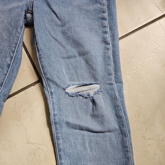 Madewell Women's Size 24T The Perfect Vintage Jeans 27.5 Inseam Distressed Style - Picture 4 of 16